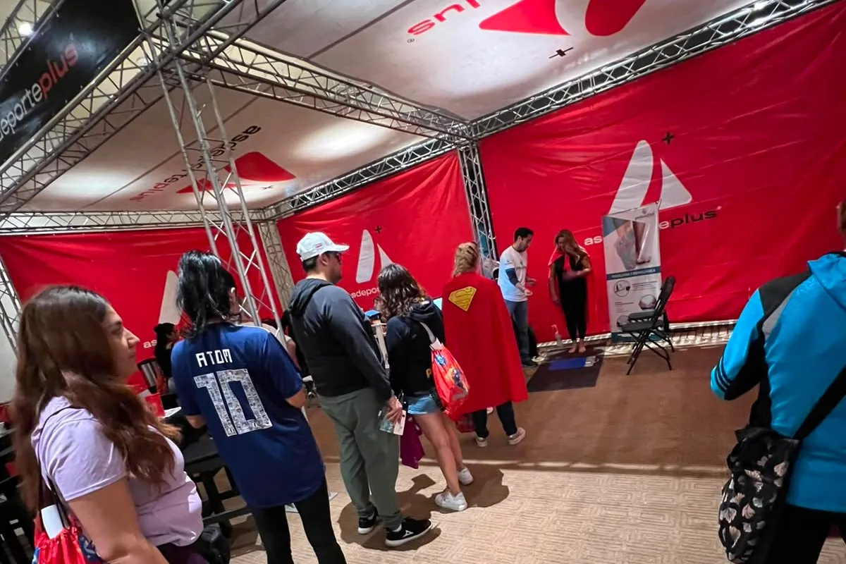 Podoactiva estuvo presente en la Carrera Superman